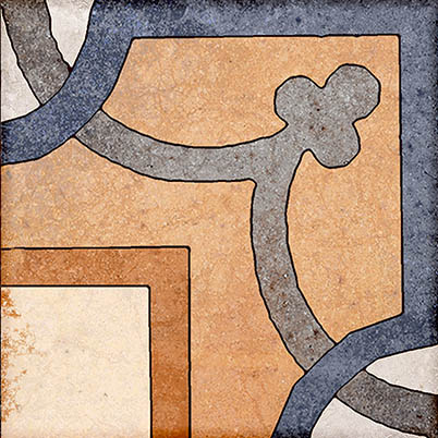 Мелкоформатная плитка Margaret Dec Mix matte 99х99х7 фото